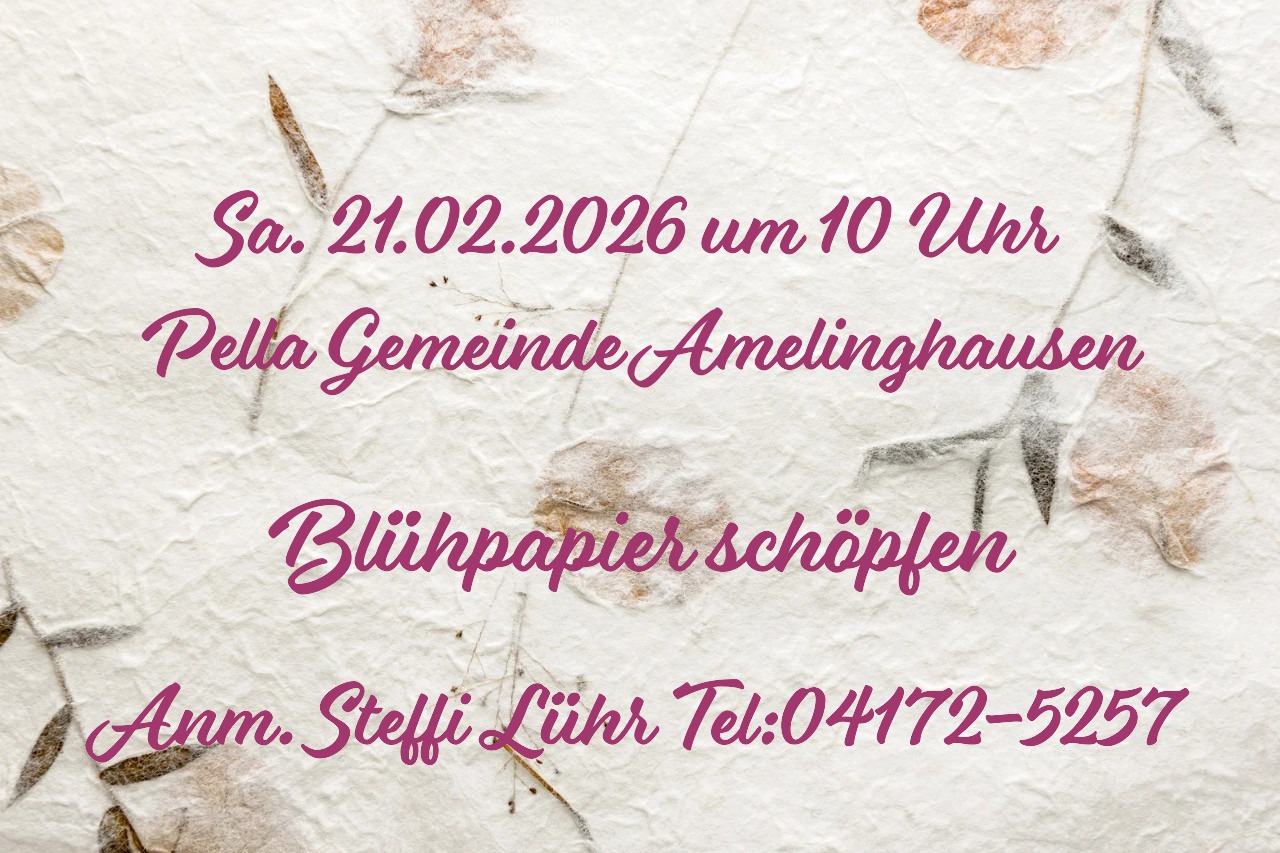 Bluhpapier schopfen